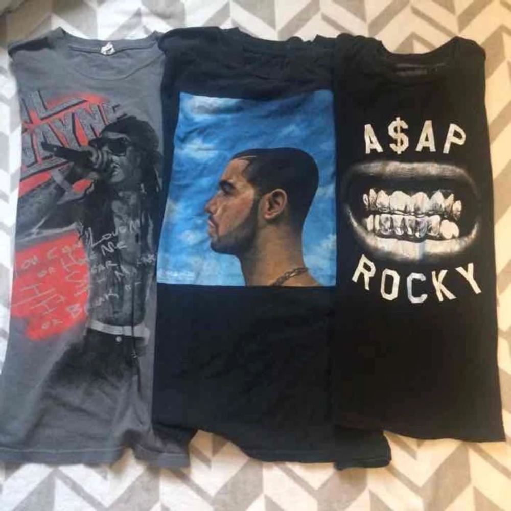 Hip-hop concert tees